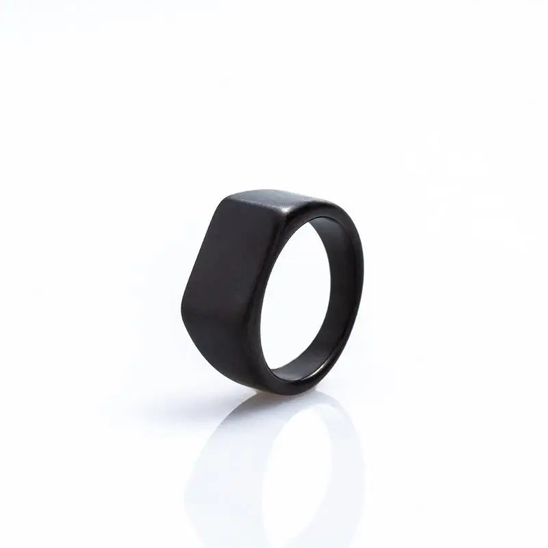 Anel Flat Black ANEL 27 Blueen Store