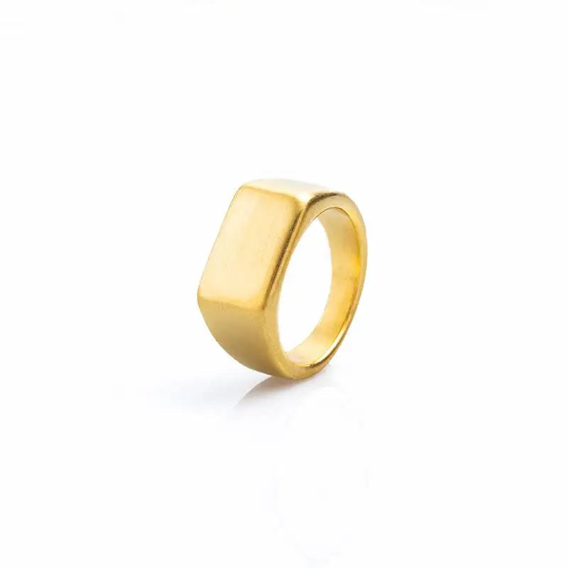 Anel Flat Gold ANEL 28 Blueen Store