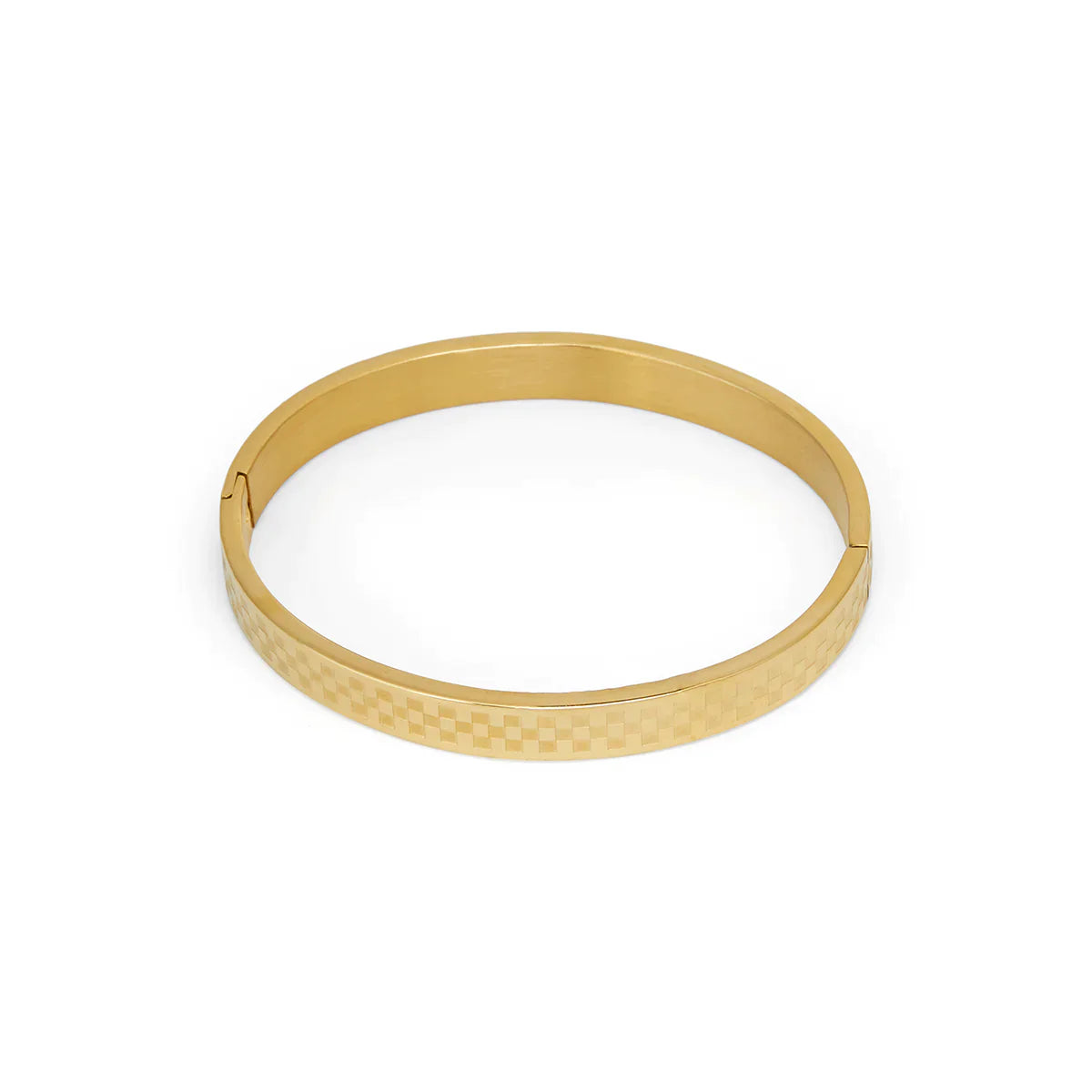 Bracelete Xadrez Banhado Ouro 18k PULSEIRA 117 Blueen Store