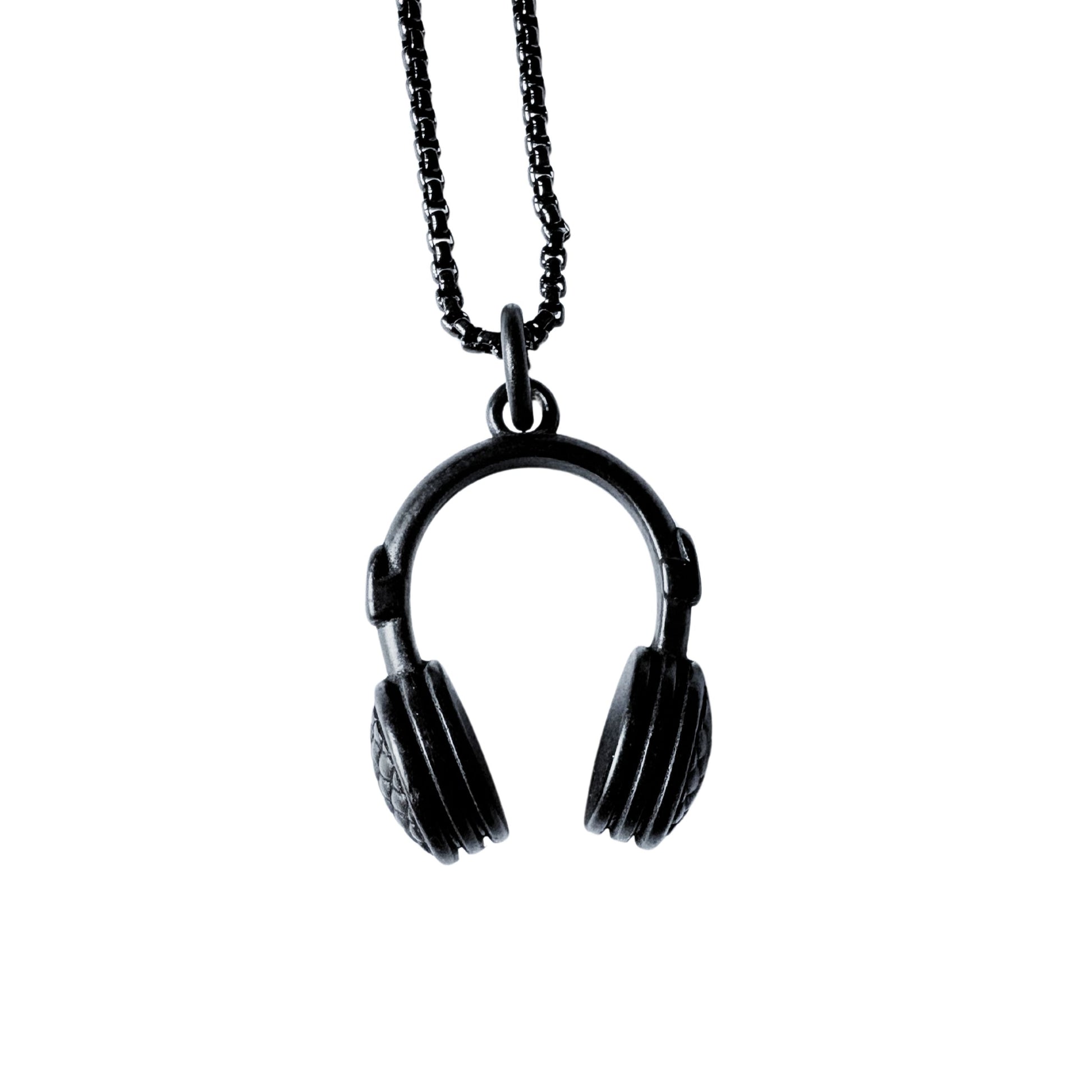 Colar Headphone - Preto COLAR 17 Blueen Store
