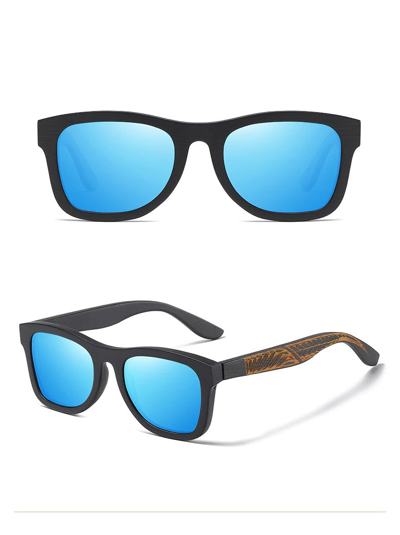 Óculos Polarizado Dark Bamboo 0 blueenoficial Azul 