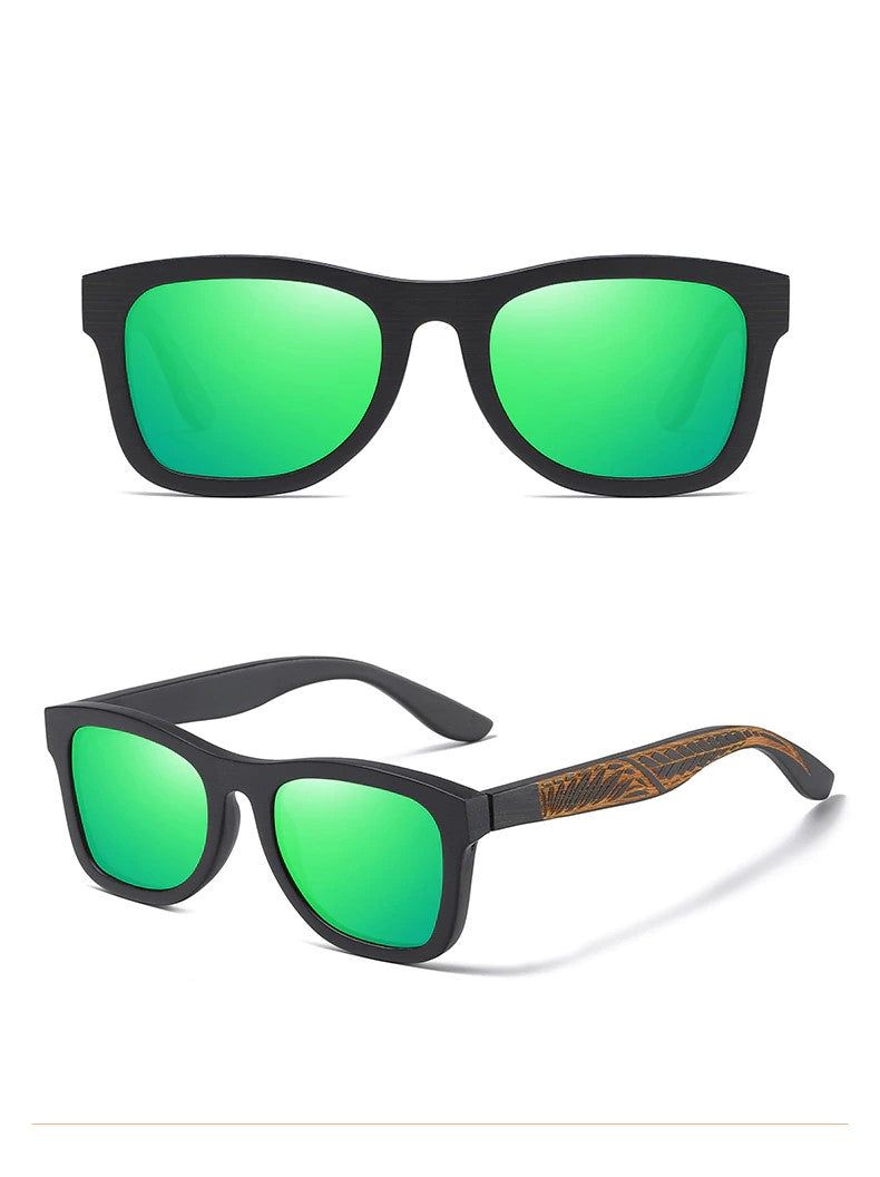 Óculos Polarizado Dark Bamboo 0 blueenoficial Verde 