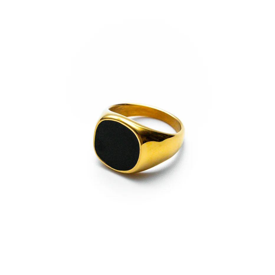 Anel Comander Banhado Ouro 18k ANEL 13 Blueen Store 