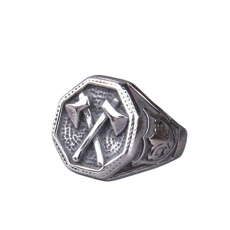 Anel Double Axe ANEL 22 Blueen Store 