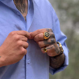 Anel Estrela de Davi ANEL 87 Blueen Store 