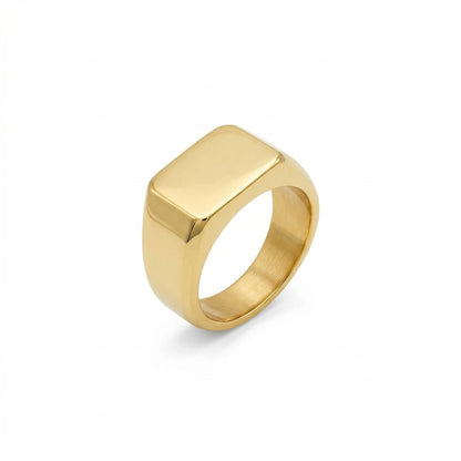 Anel Flat Banhado a Ouro 18k ANEL 28 Blueen Store 