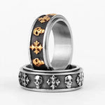 Anel Giratório Skeleton ANEL 32 Blueen Store 