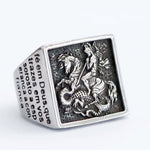 Anel Oração de São Jorge ANEL 45 Blueen Store 