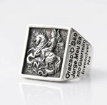 Anel Oração de São Jorge ANEL 45 Blueen Store 