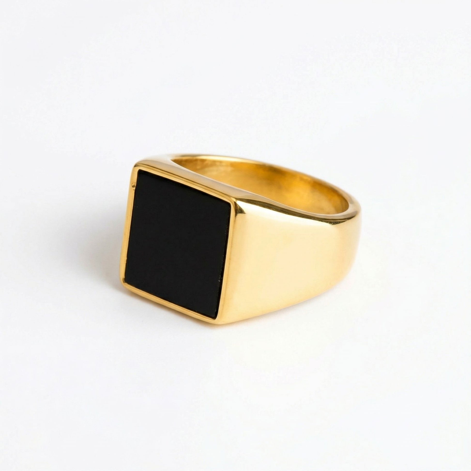 Anel Quadri Banhado a Ouro 18k ANEL 53 Blueen Store 