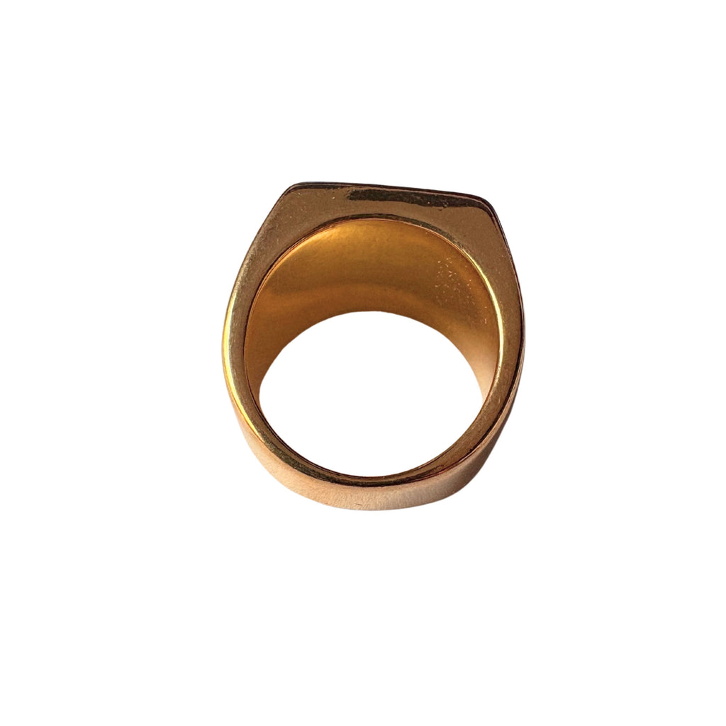 Anel Salmo 91 Banhado a Ouro 18k ANEL 5 Blueen Store 
