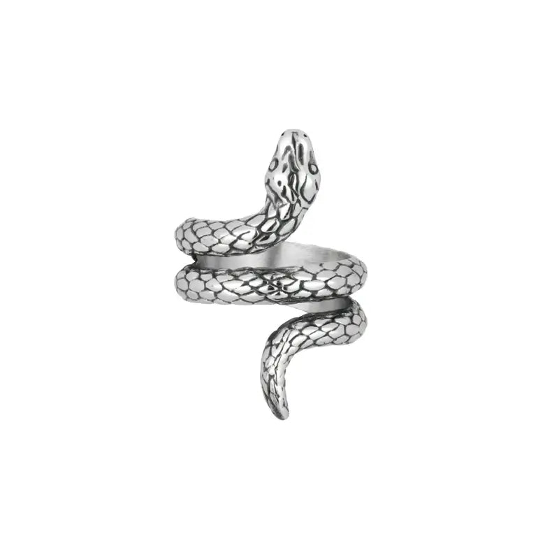 Anel Snake Banhado a Ouro 18k ANEL 74 Blueen Store 12/13 Prateado 