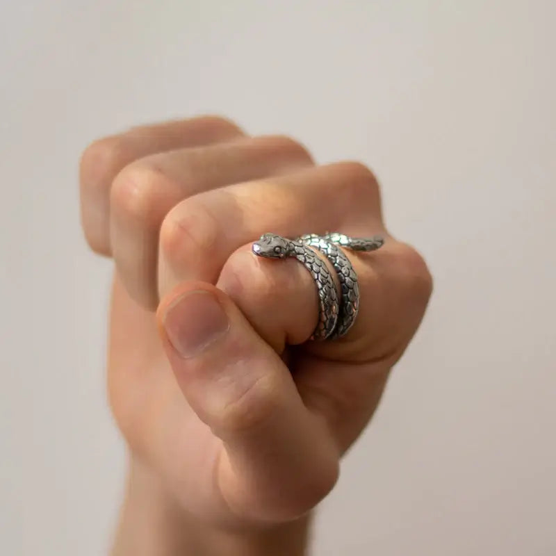 Anel Snake Banhado a Ouro 18k ANEL 74 Blueen Store 