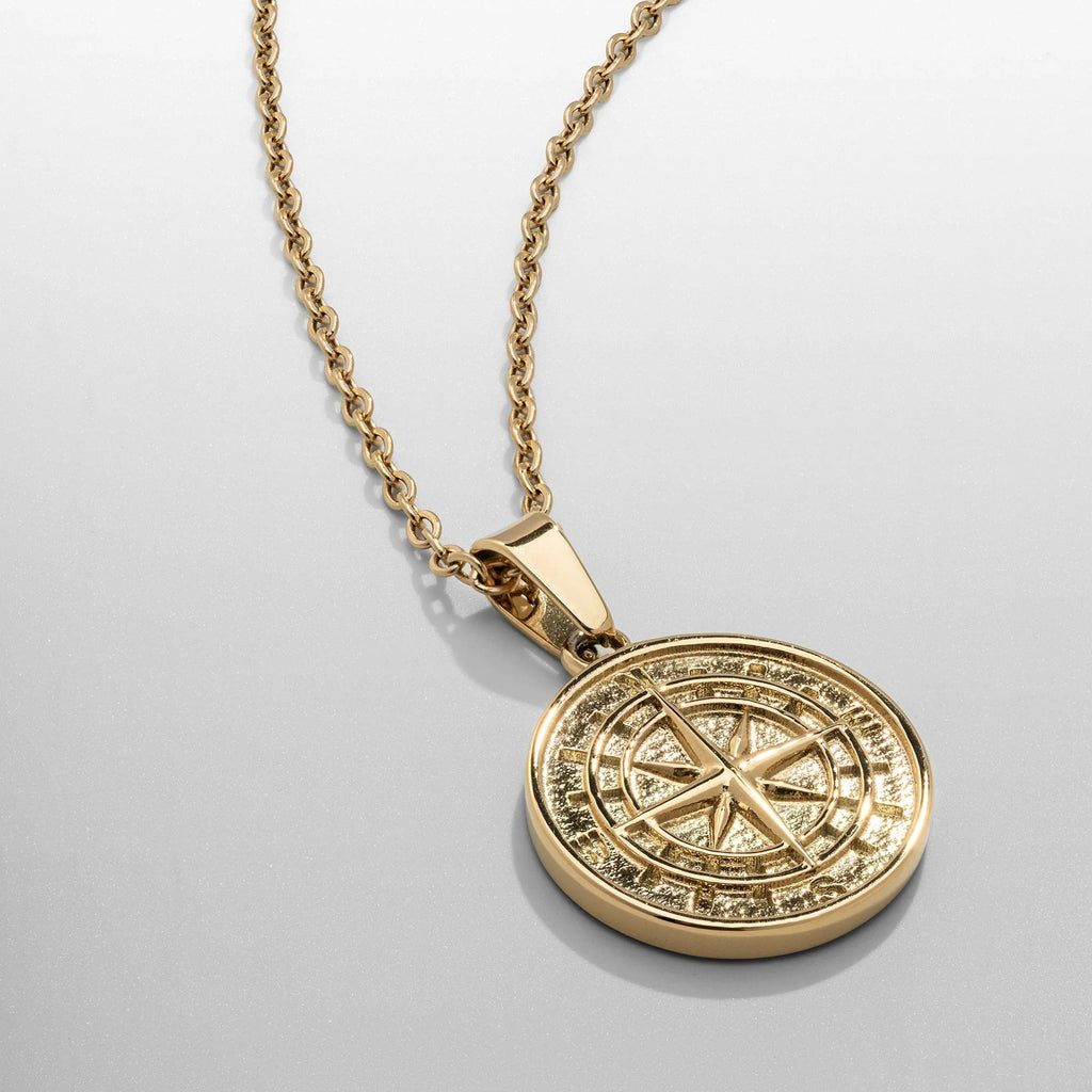 Colar Bússola Banhado a Ouro 18k COLAR 71 Blueen Store 