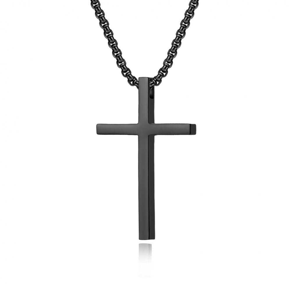 Colar Cruz COLAR 28 Blueen Store Preto 