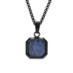 Colar Lápis Lazuli - Black COLAR 81 Blueen Store 