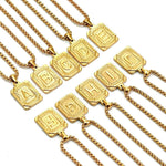 Colar Letra Inicial Banhado a Ouro COLAR 20 Blueen Store 