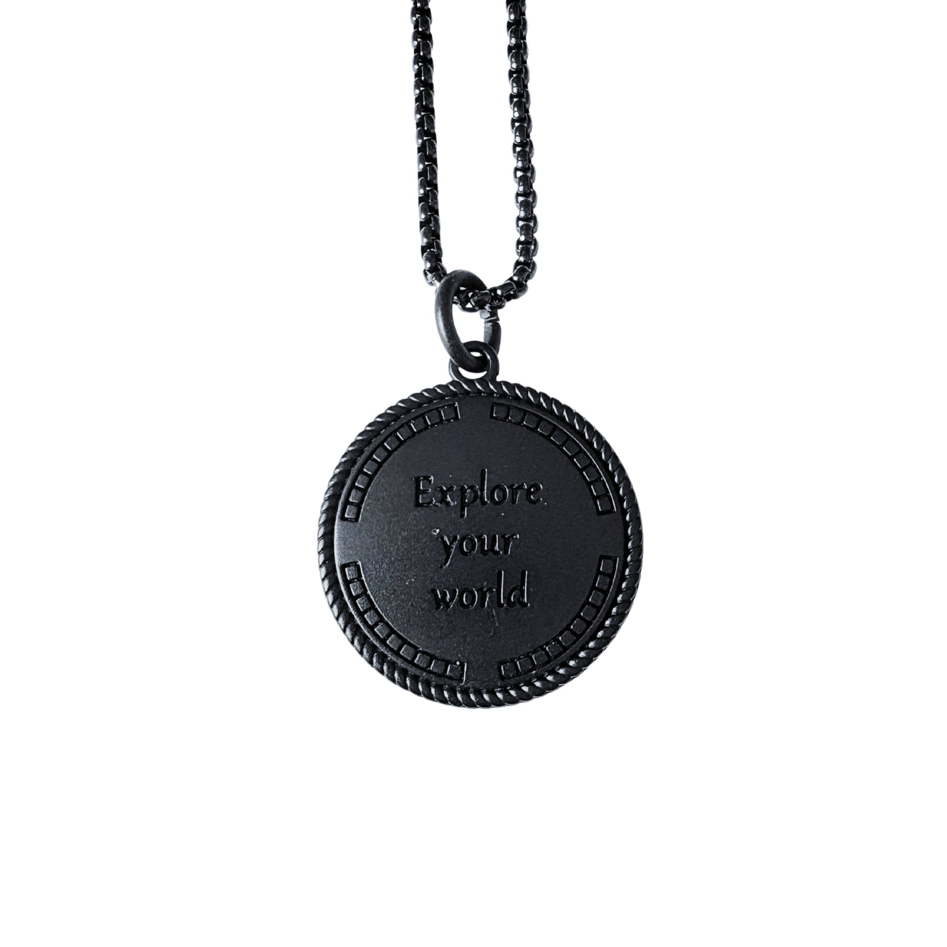 Colar Rosa dos Ventos - Black COLAR 31 Blueen Store 