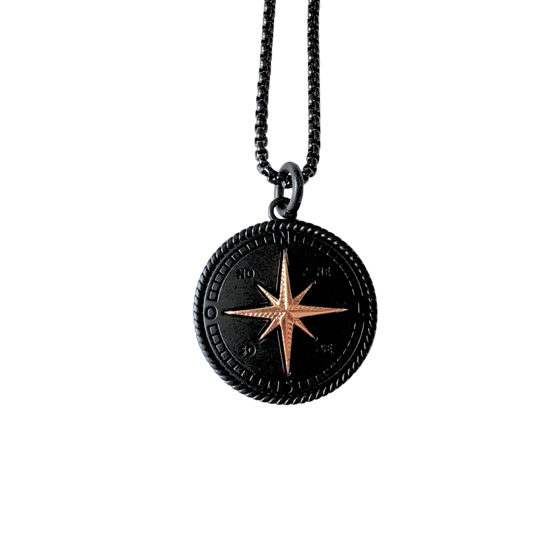 Colar Rosa dos Ventos - Black COLAR 31 Blueen Store 