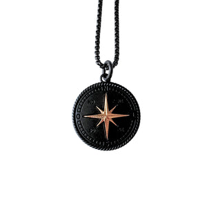 Colar Rosa dos Ventos - Black COLAR 31 Blueen Store 