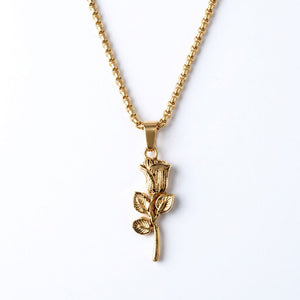 Colar Rose Banhado Ouro 18k COLAR 34 Blueen Store 