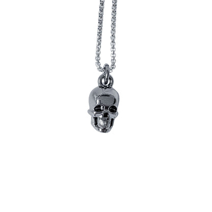 Colar Skull de Aço Prata COLAR 19 Blueen Store 