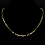 Corrente Cadeado Banhada A Ouro 18k COLAR 67 Blueen Store 