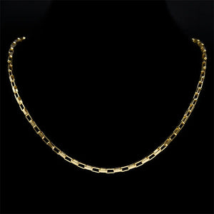 Corrente Cadeado Banhada A Ouro 18k COLAR 67 Blueen Store 