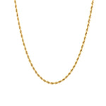 Corrente Minimalista Banhada a Ouro 18k COLAR 36 Blueen Store 