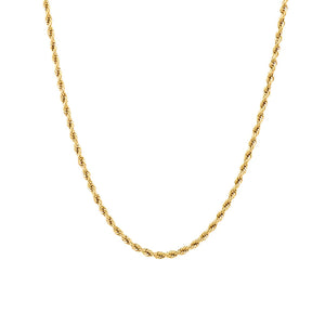 Corrente Minimalista Banhada a Ouro 18k COLAR 36 Blueen Store 