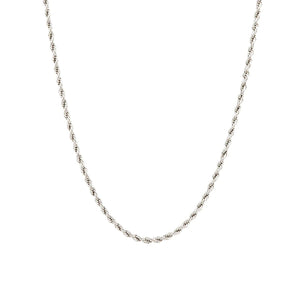Corrente Minimalista de Aço Prata COLAR 37 Blueen Store 