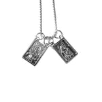 Escapulário de Aço Prata COLAR 39 Blueen Store 