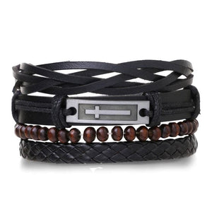 Kit 4 Pulseiras Cruz PULSEIRA 15 Blueen Store 