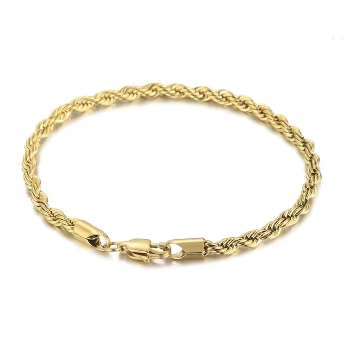 Kit Minimal 4 Peças - Colar - Corrente - Pulseira - Anel | Ouro 18k KIT 4 PEÇAS GOLD Blueen Store 