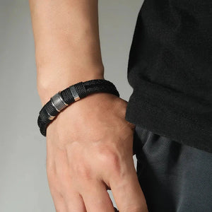 Pulseira Clássica - Duplo Couro PULSEIRA 54 Blueen Store 