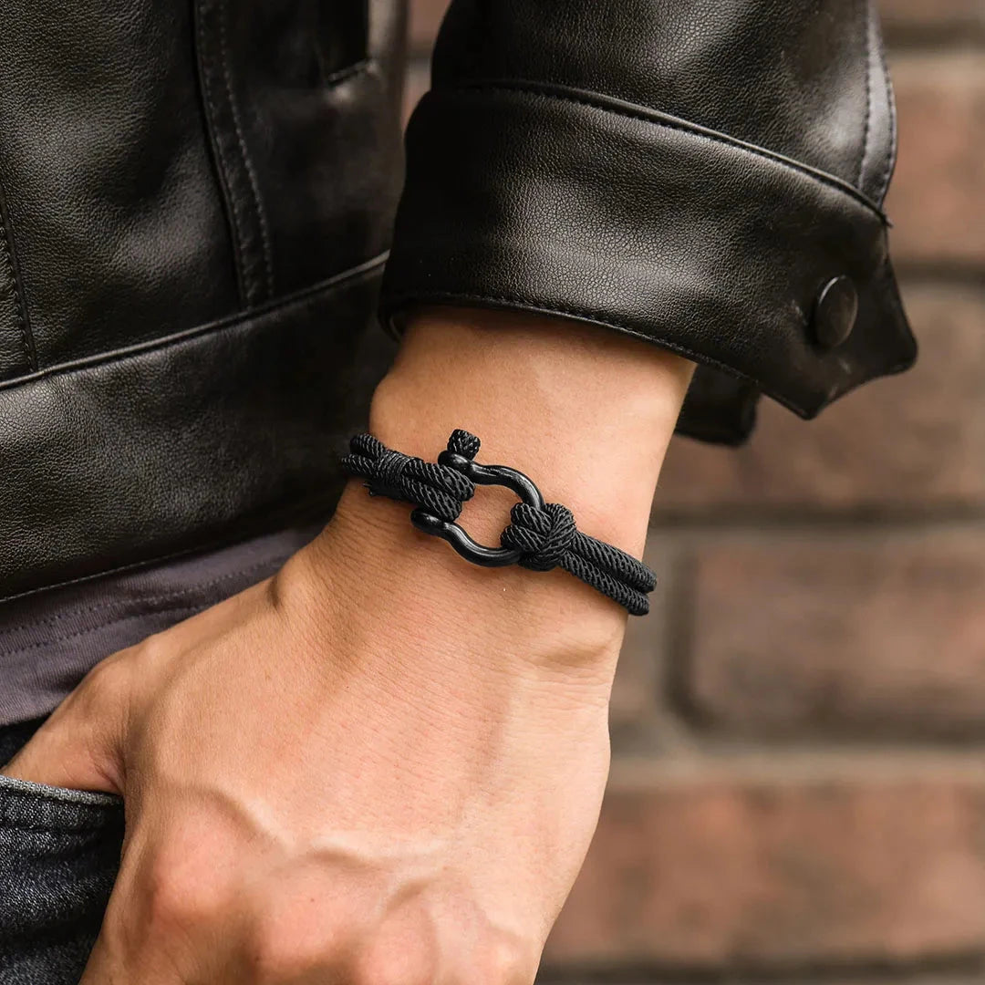 Pulseira de Corda - Hook PULSEIRA CORDA 17 Blueen Store 