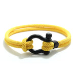 Pulseira de Corda - Hook PULSEIRA CORDA 17 Blueen Store Amarelo 19cm 