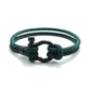 Pulseira de Corda - Hook PULSEIRA CORDA 17 Blueen Store Verde 19cm 