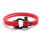 Pulseira de Corda - Hook PULSEIRA CORDA 17 Blueen Store Vermelho 19cm 