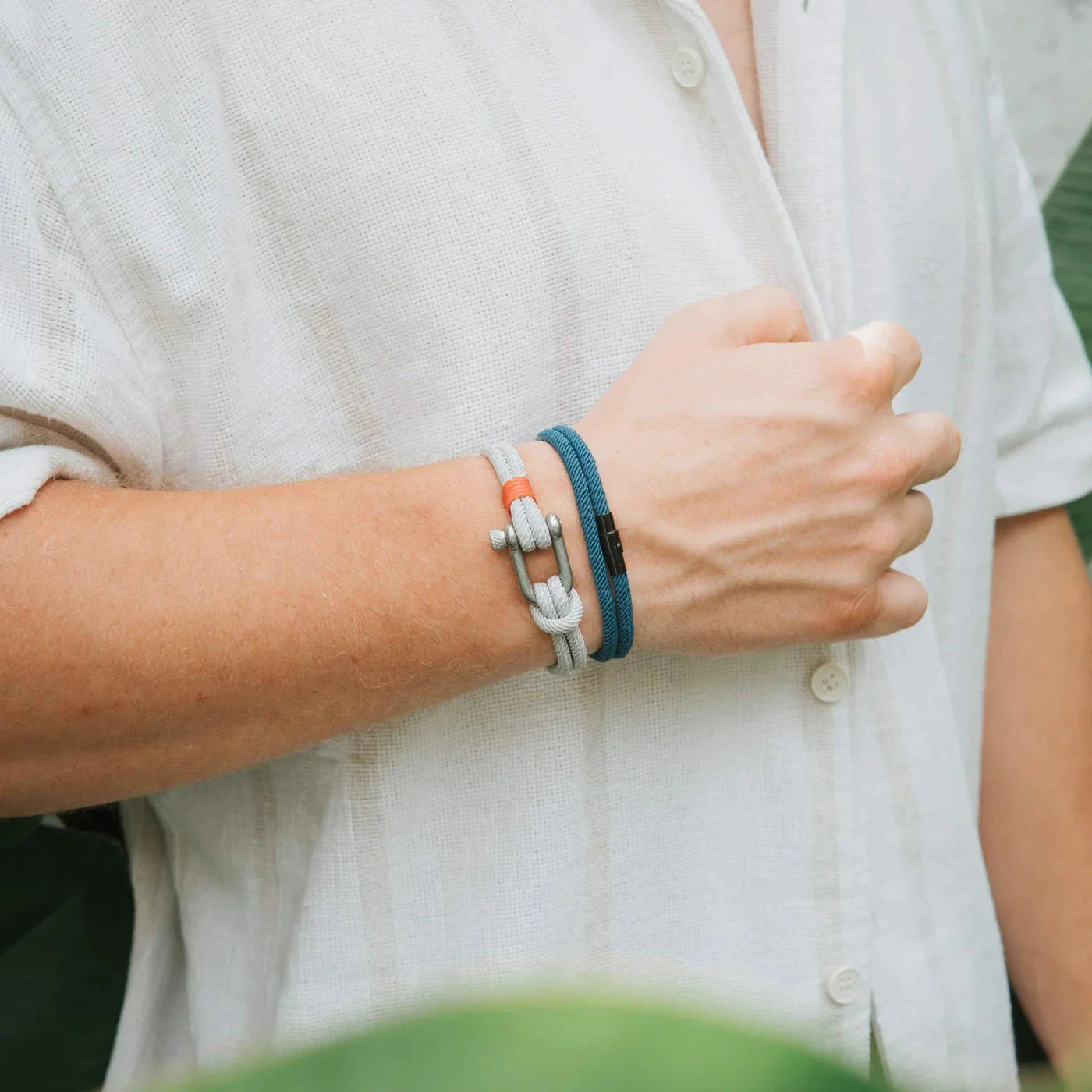 Pulseira de Corda Marine Cinza PULSEIRA CORDA 04 Blueen Store 