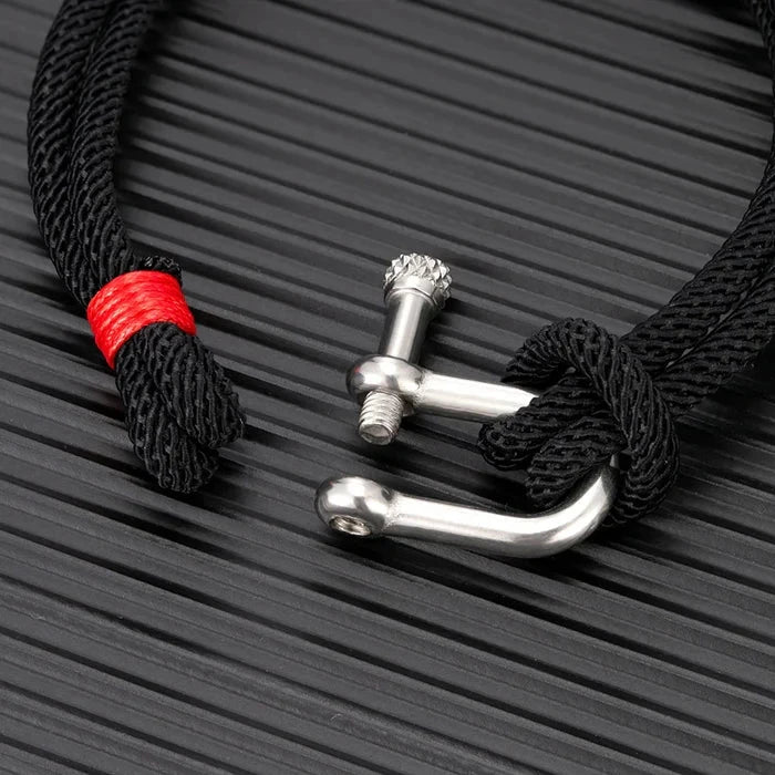 Pulseira de Corda Marine Vermelha PULSEIRA CORDA 06 Blueen Store 