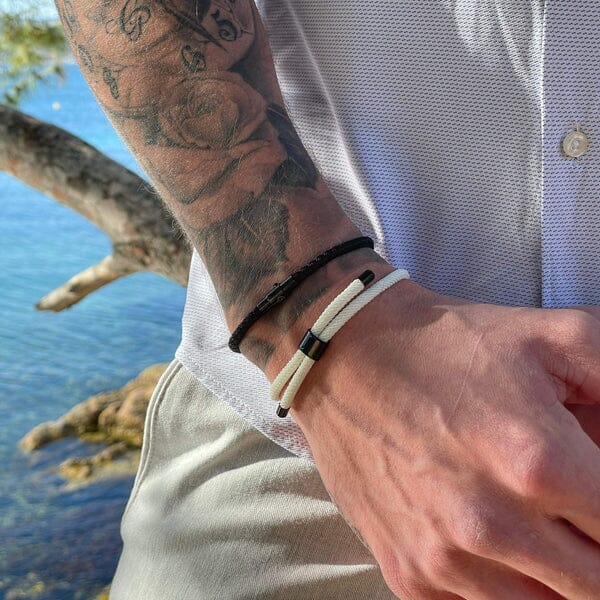 Pulseira de Corda Rope Black PULSEIRA CORDA 07 Blueen Store 