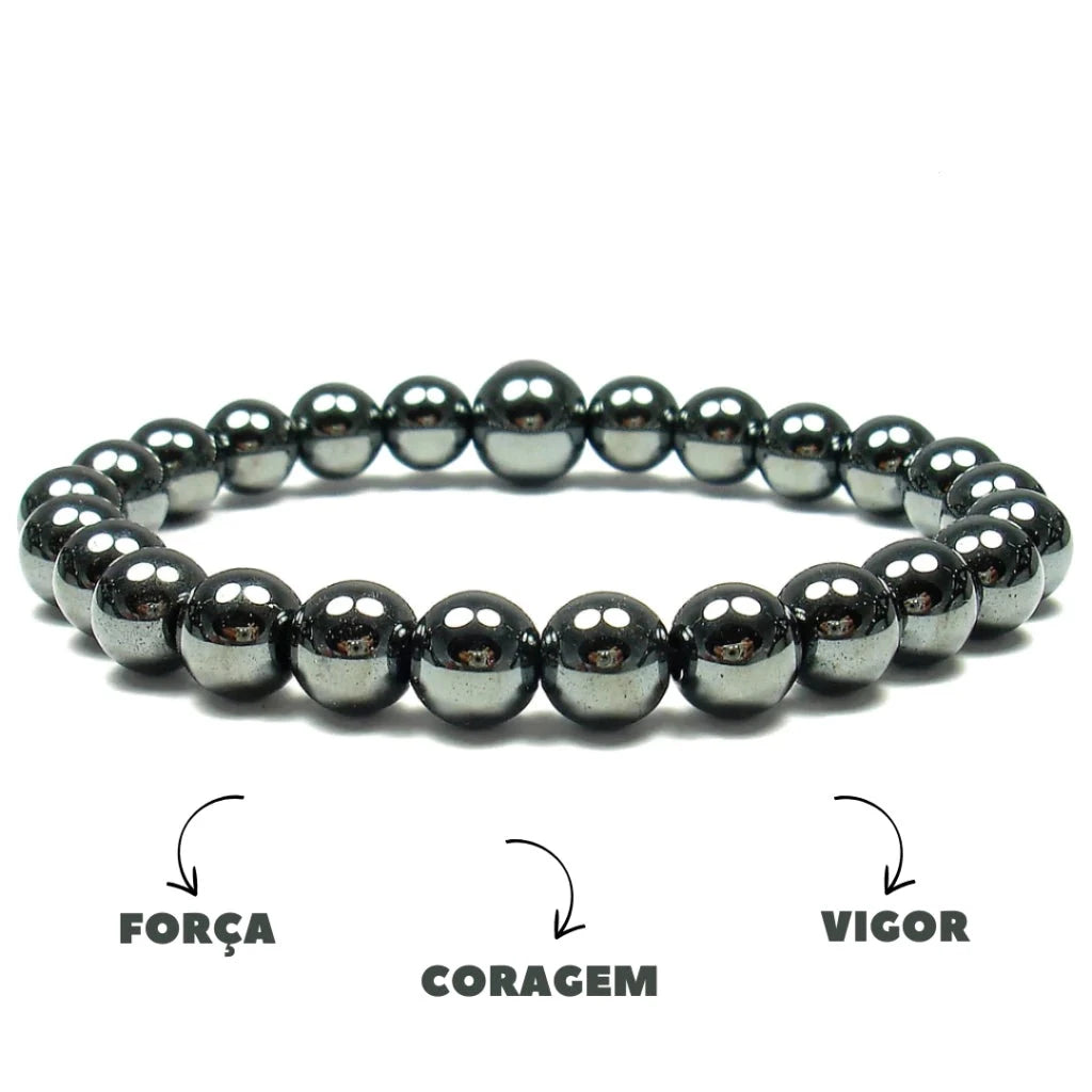 Pulseira Hematita PULSEIRA 115 Blueen Store 