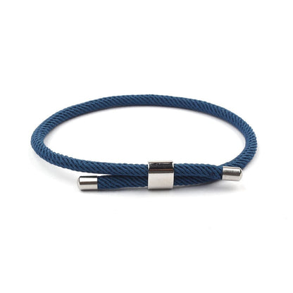 Pulseiras de Corda - Loop PULSEIRA CORDA 13 Blueen Store Azul-marinho 
