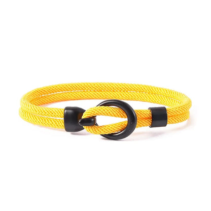 Pulseiras de Corda - Tie PULSEIRA CORDA 09 Blueen Store Amarela 17cm 