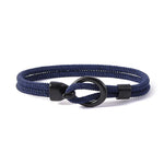 Pulseiras de Corda - Tie PULSEIRA CORDA 09 Blueen Store Azul-marinho 17cm 