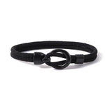 Pulseiras de Corda - Tie PULSEIRA CORDA 09 Blueen Store Preto 17cm 