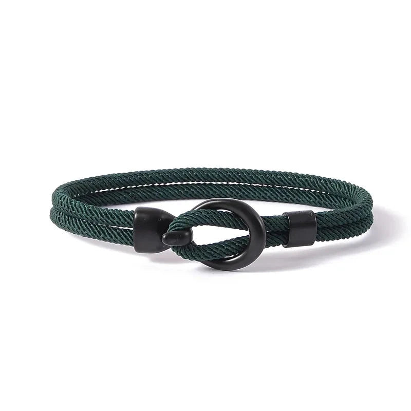 Pulseiras de Corda - Tie PULSEIRA CORDA 09 Blueen Store Verde 17cm 