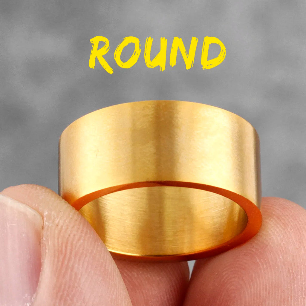 Anéis Round ANEL 02 Blueen Store 14/15 Dourado 