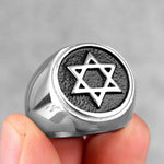 Anel Estrela de Davi 0 Blueen Store 14/15 Prateado 